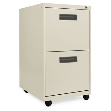 Alera® File Pedestal, Left Or Right, 2-drawers: Box-file, Legal-letter, Putty, 14.96" X 19.29" X 21.65" freeshipping - TVN Wholesale